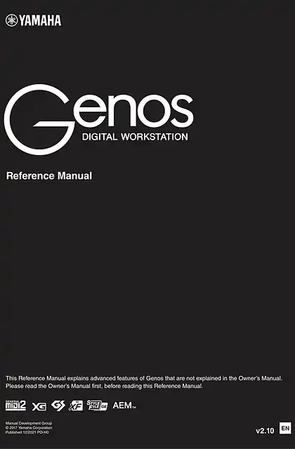 yamaha雅马哈Genos Reference Manual